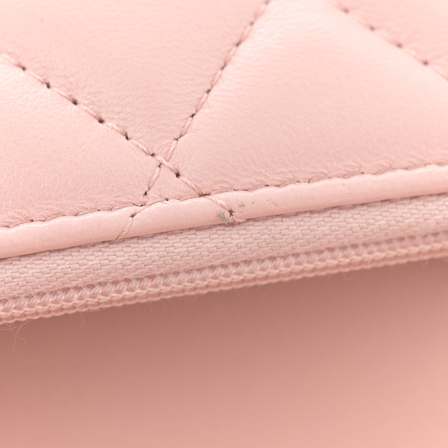 Chanel Lambskin Quilted Sweet Camellia Flap Phone Holder With Chain Pink 6 of 11