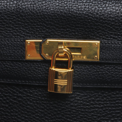 Hermes Taurillon Clemence Kelly 35 Souple Black 10 of 10