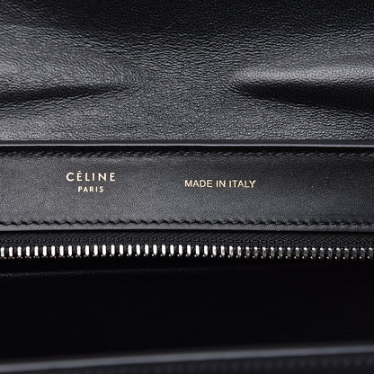 Celine Satin Calfskin Small Tri-Color Trapeze Alizarin 6 of 15