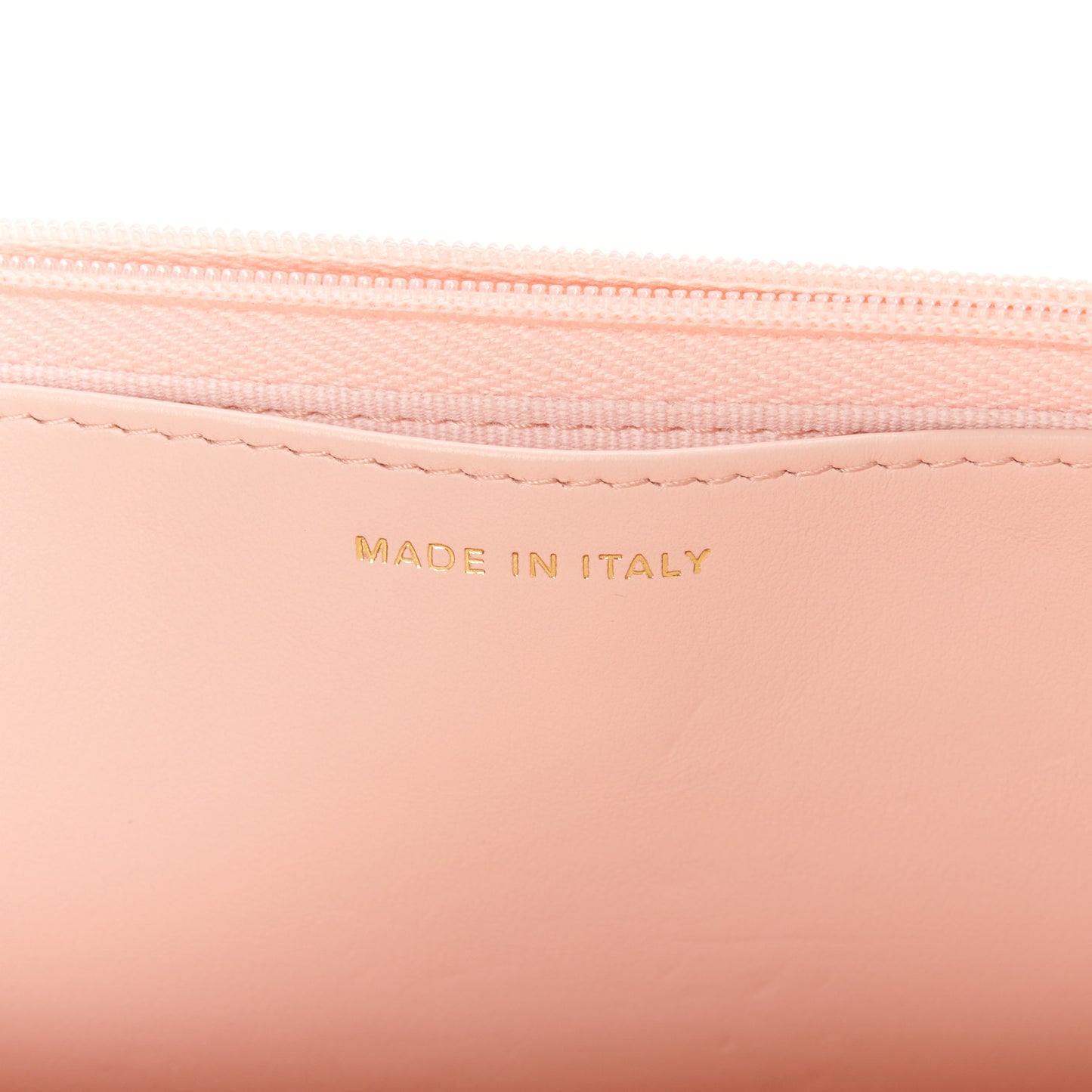 Caviar Quilted Camellia Wallet On Chain WOC Light Pink