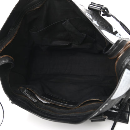 Balenciaga Agneau Arena Graffiti All Over Classic Hardware City Black White 5 of 10