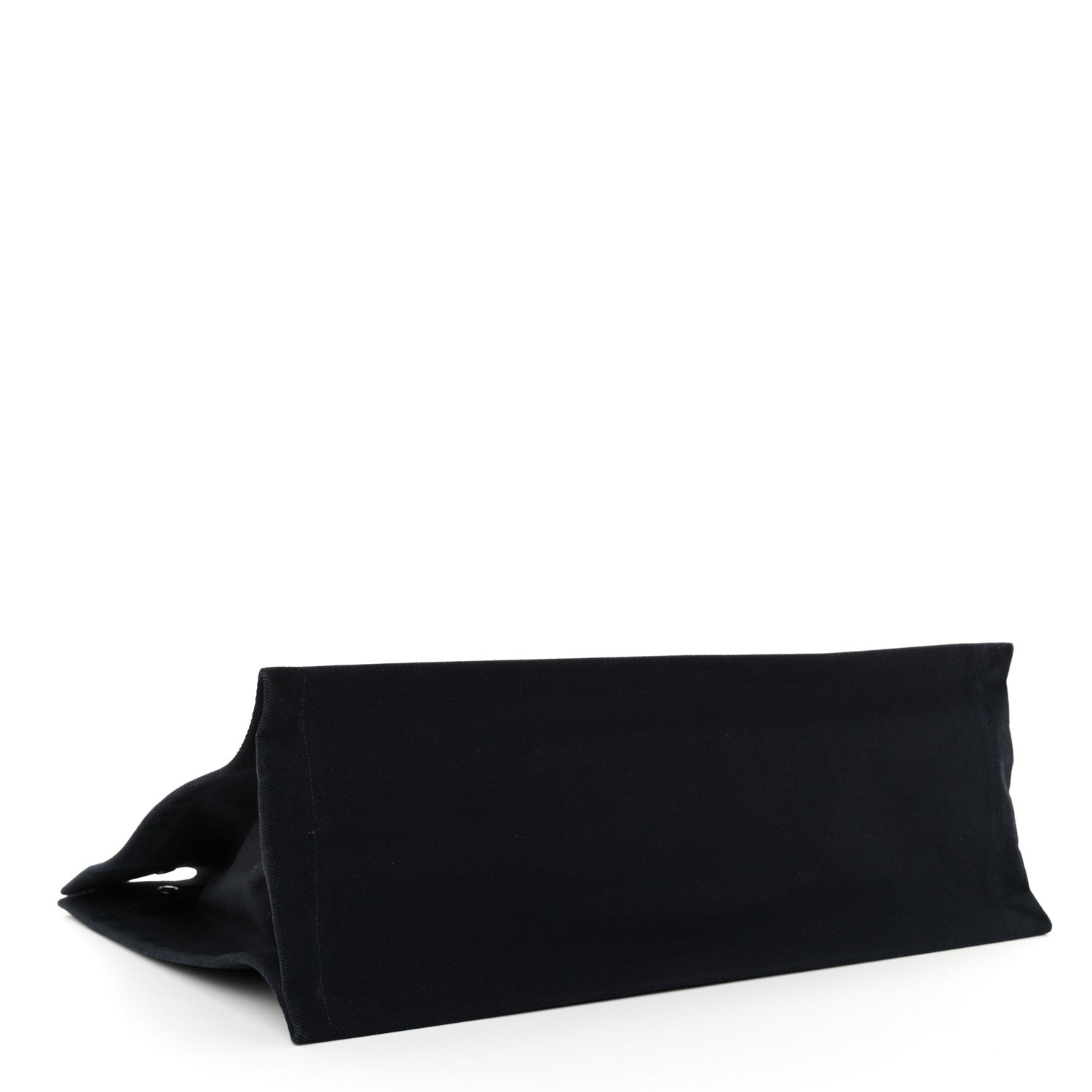 Saint Laurent Linen Calfskin Rive Gauche Tote Navy 4 of 12