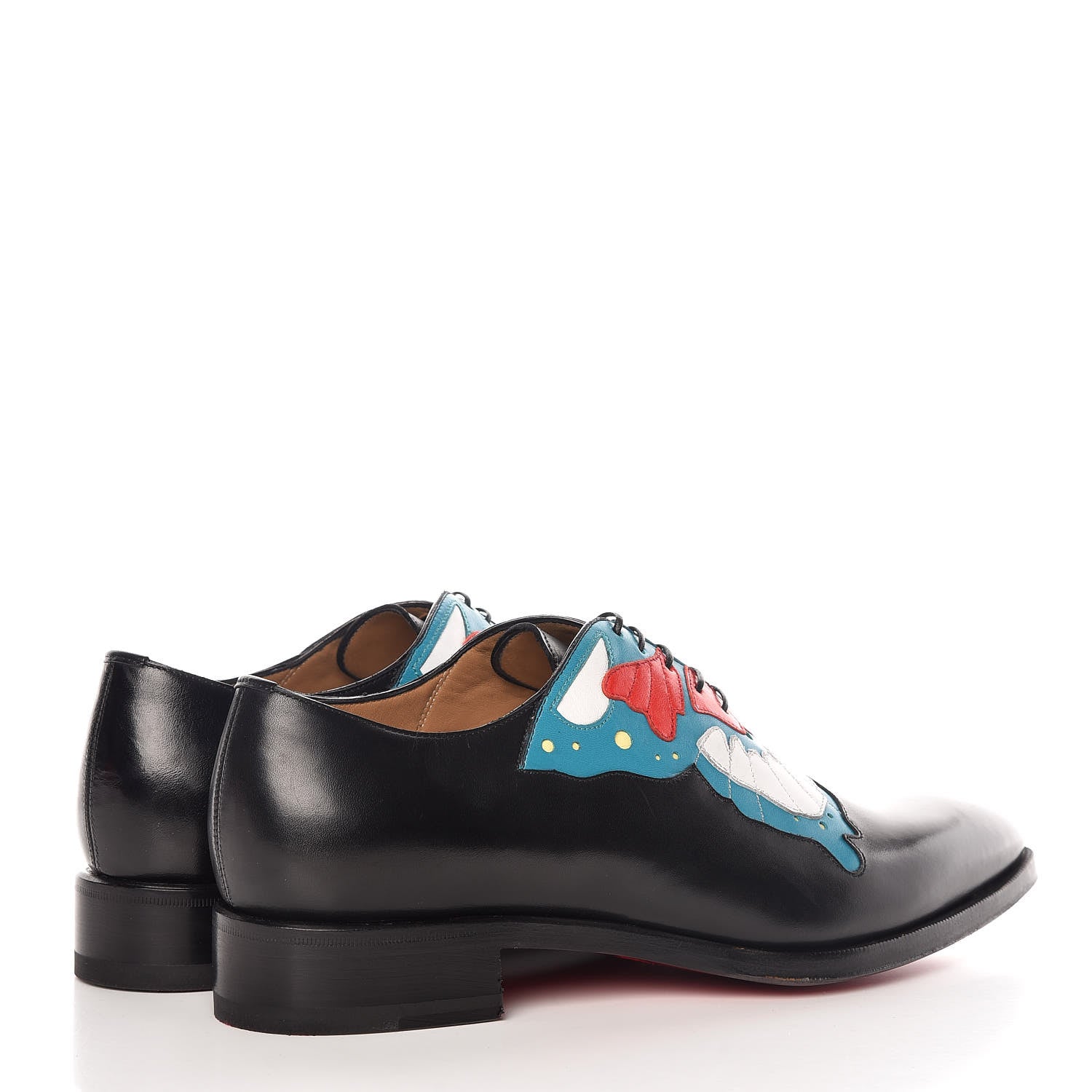 Christian Louboutin Calfskin Mens Chrisolido Flat Oxfords 40.5 Black 4 of 9