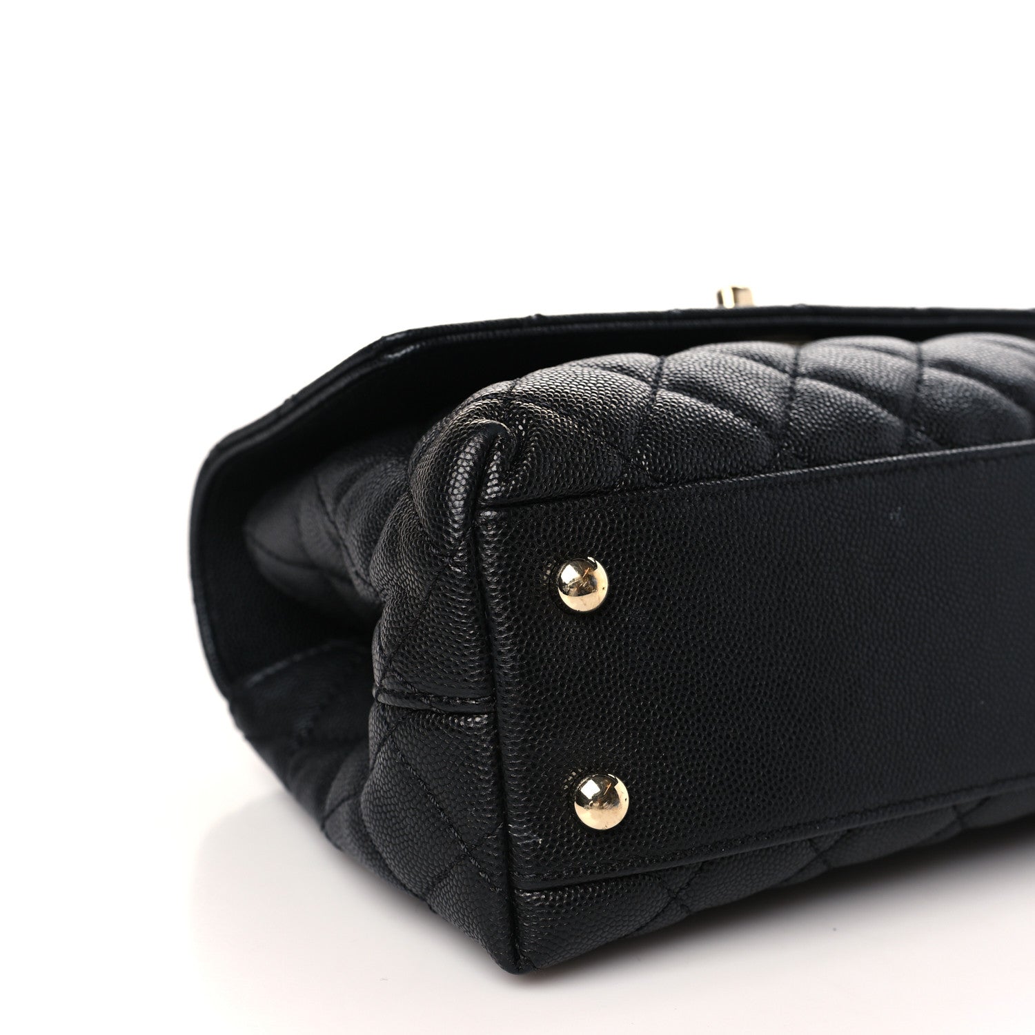 Chanel Caviar Quilted Mini Coco Handle Flap Black 8 of 9