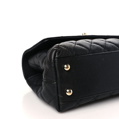 Chanel Caviar Quilted Mini Coco Handle Flap Black 8 of 9