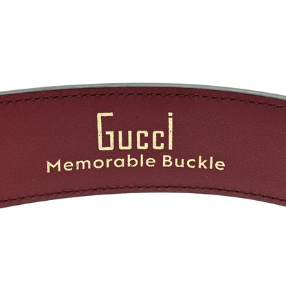 Gucci Ciny Lux Calfskin Patterned Double G 40mm Belt 75 30 Rubicund 4 of 5
