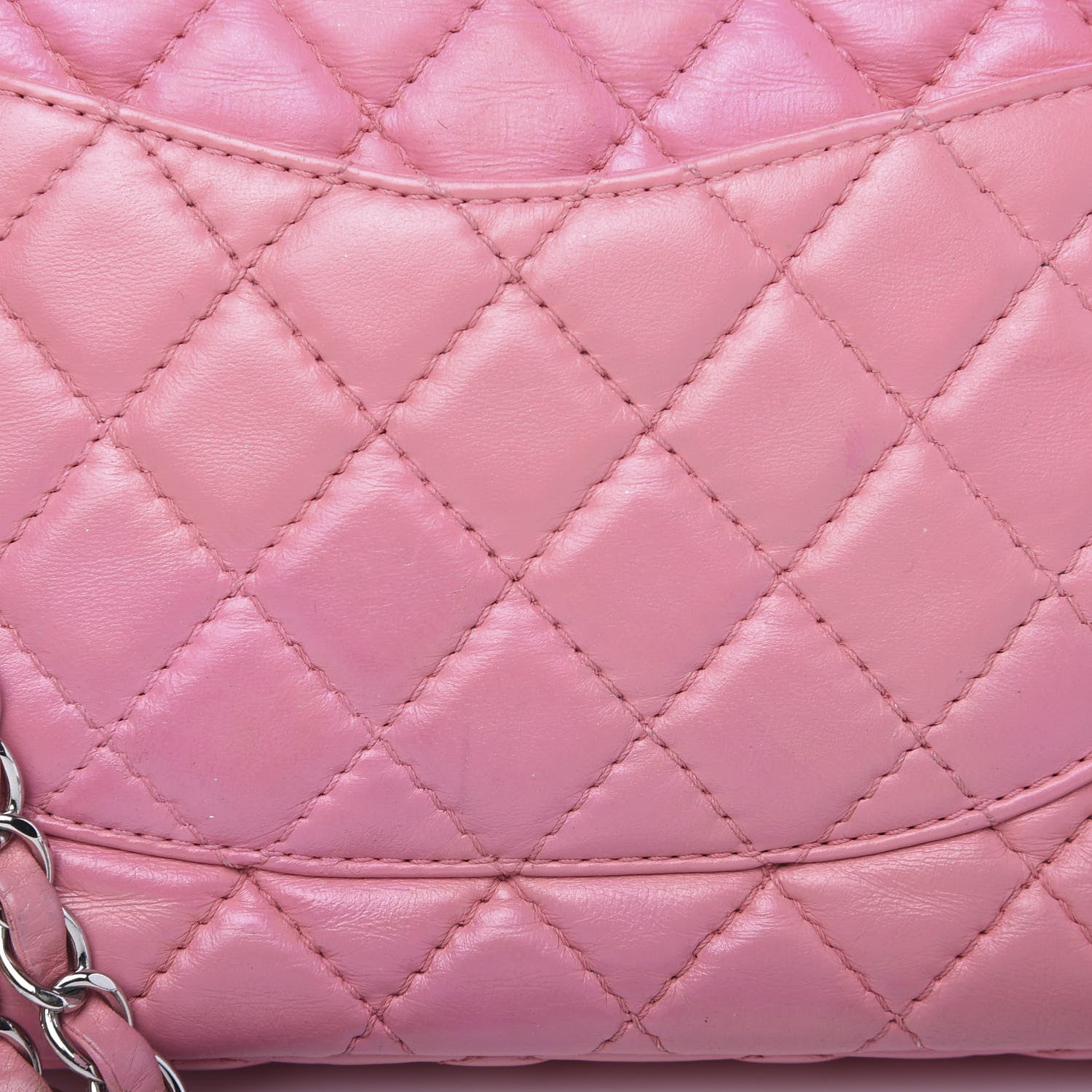 Chanel Lambskin Quilted Medium Double Flap Light Pink 16 of 16