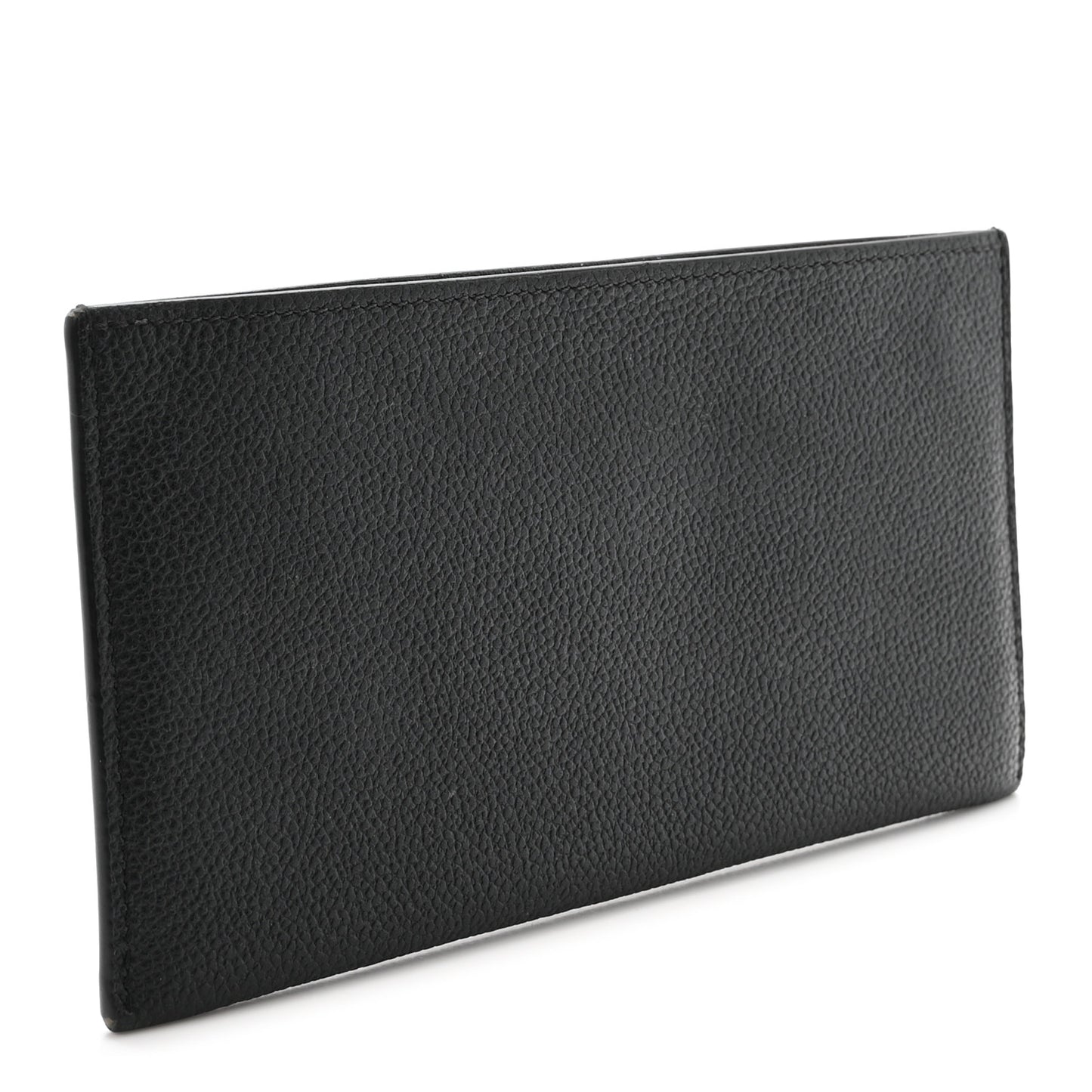 Calfskin Felicie Chain Wallet Card Holder Insert Black