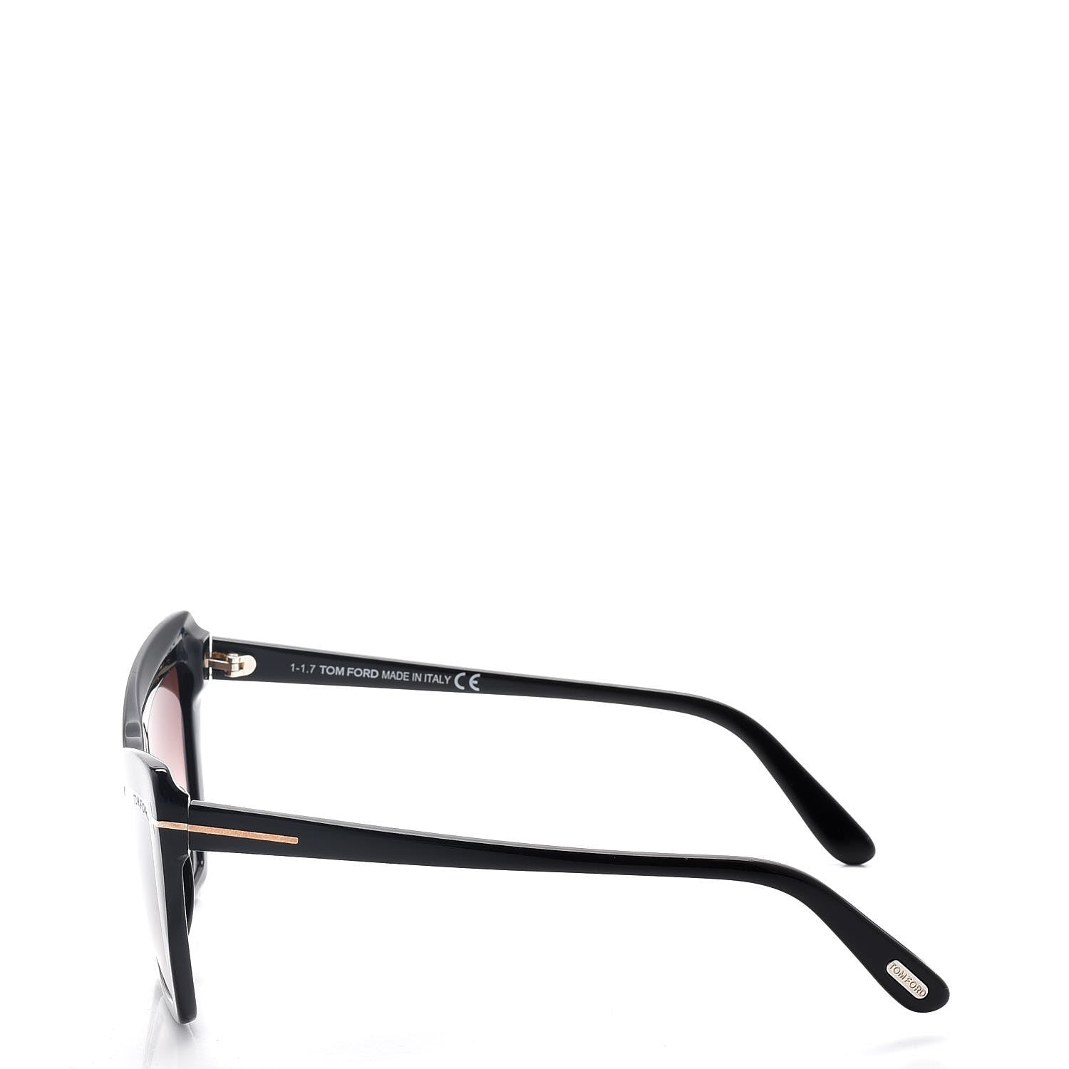 Tom Ford Valesca Cat Eye Sunglasses TF555 Black 3 of 8