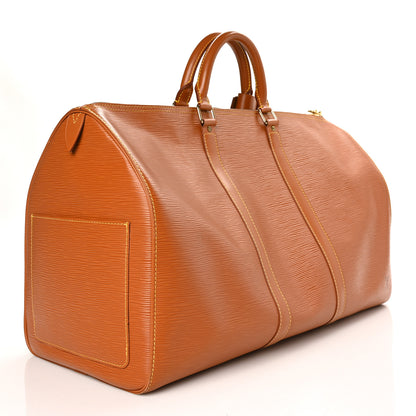 Louis Vuitton Epi Keepall 50 Cipango 3 of 7