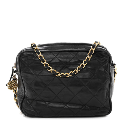 Chanel Lambskin Quilted Camera Case Black 1 of 14