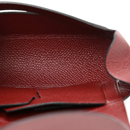 Hermes Grained Madame Calfskin Lipstick Case with Mirror Rouge H 6 of 8