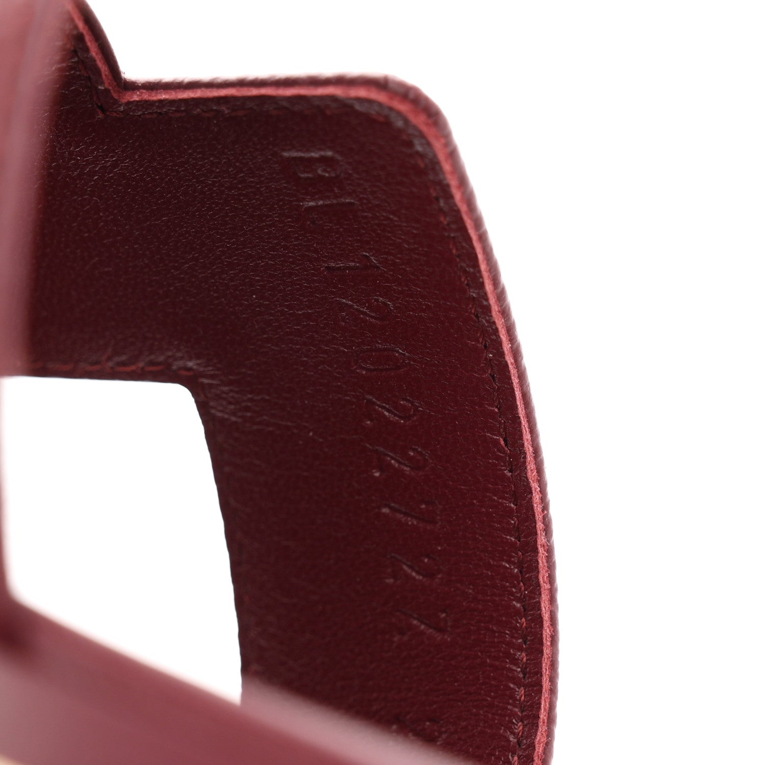 Hermes Epsom Oran Sandals 40 Rouge H 9 of 10