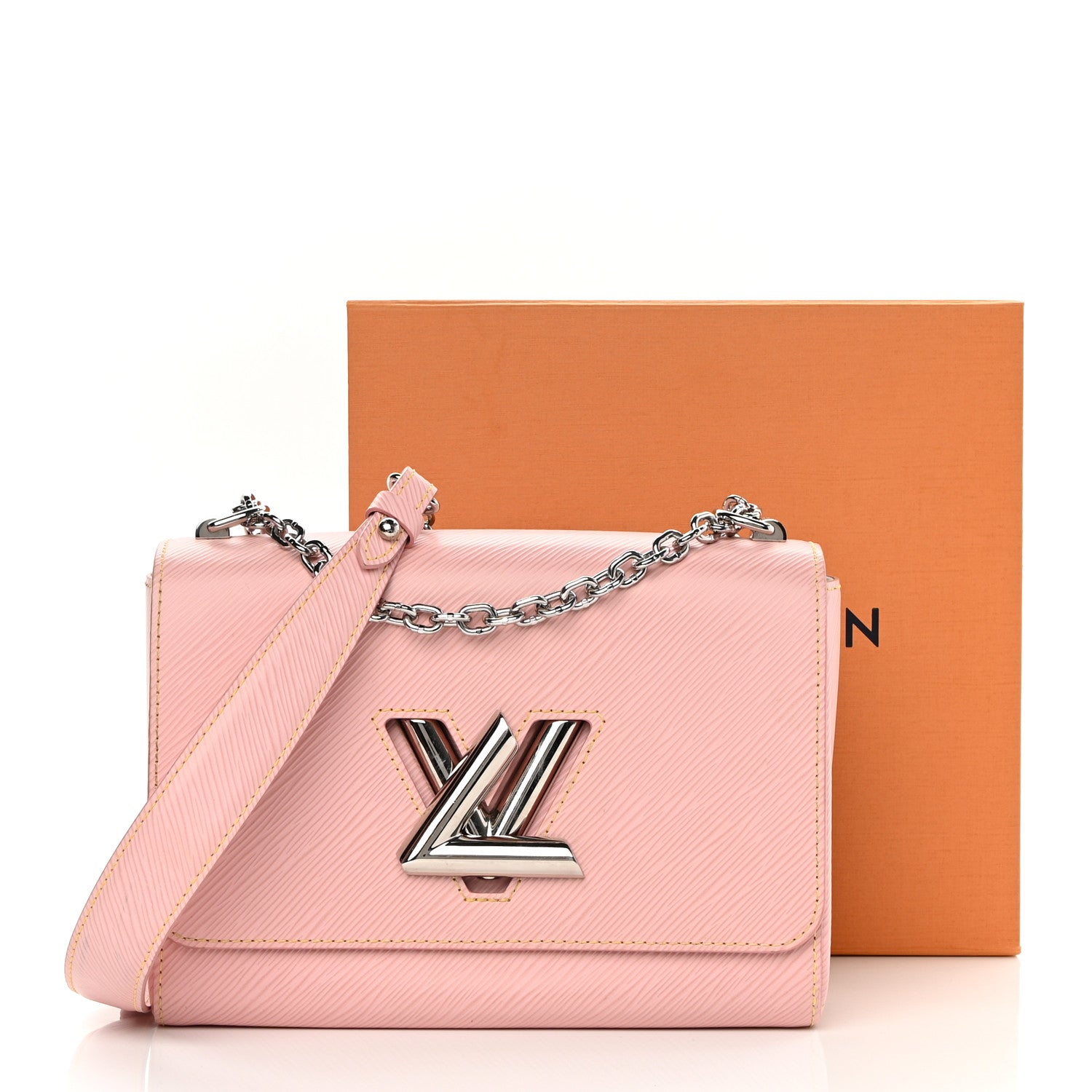 Louis Vuitton Epi Twist Shoulder Bag MM Rose Ballerine 15 of 15