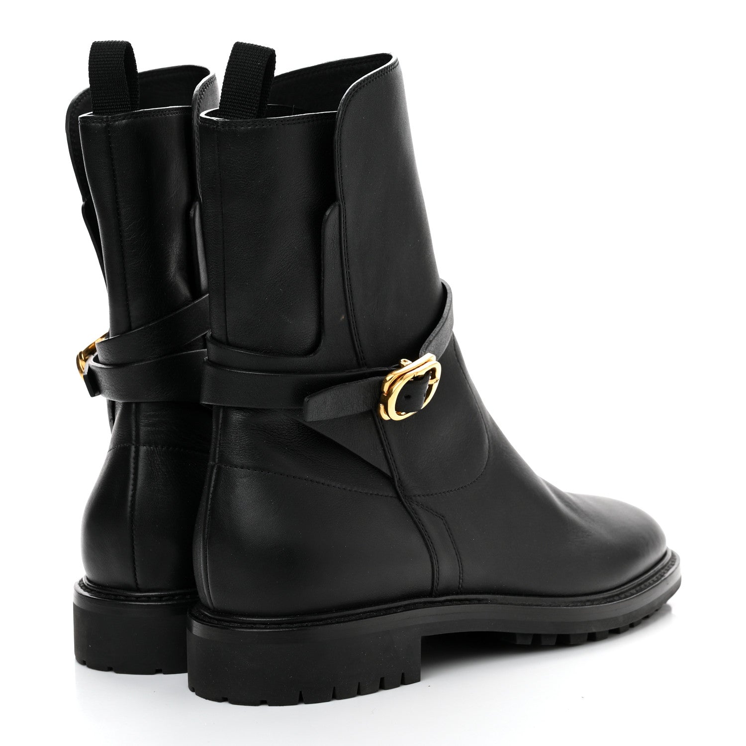 Christian Dior Calfskin Empreinte Ankle Boot 39.5 Black 4 of 12