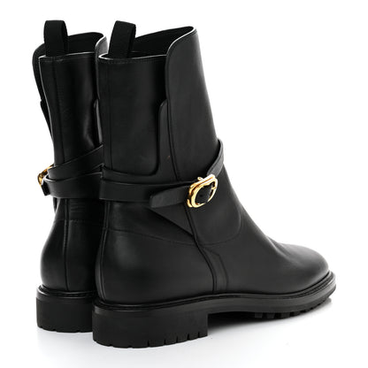 Christian Dior Calfskin Empreinte Ankle Boot 39.5 Black 4 of 12