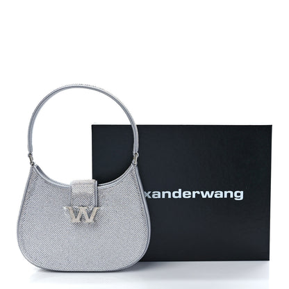 Alexander Wang Mesh Crystal Rhinestone Small Legacy Hobo Alloy 9 of 9
