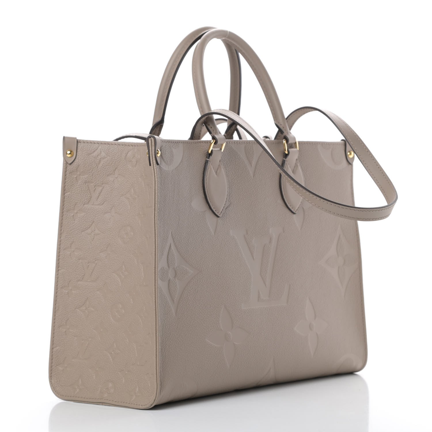 Louis Vuitton Empreinte Monogram Giant Onthego MM Tourterelle 3 of 13