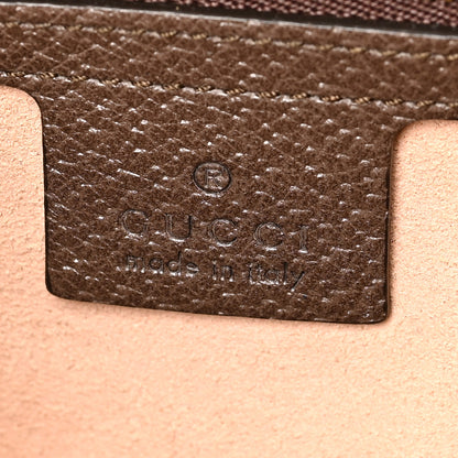 Gucci GG Supreme Monogram Web Medium Ophidia Top Handle Dome Bag Brown 6 of 11