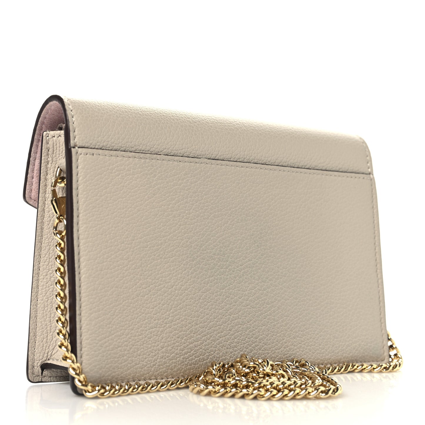 Soft Calfskin My Lockme Chain Pochette Greige