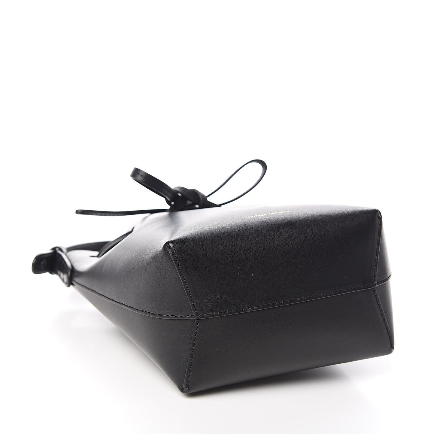 Calfskin Mini Mini Bucket Bag Black Flamma