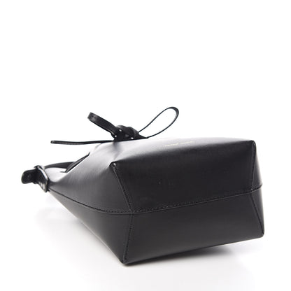 Mansur Gavriel Calfskin Mini Mini Bucket Bag Black Flamma 4 of 9