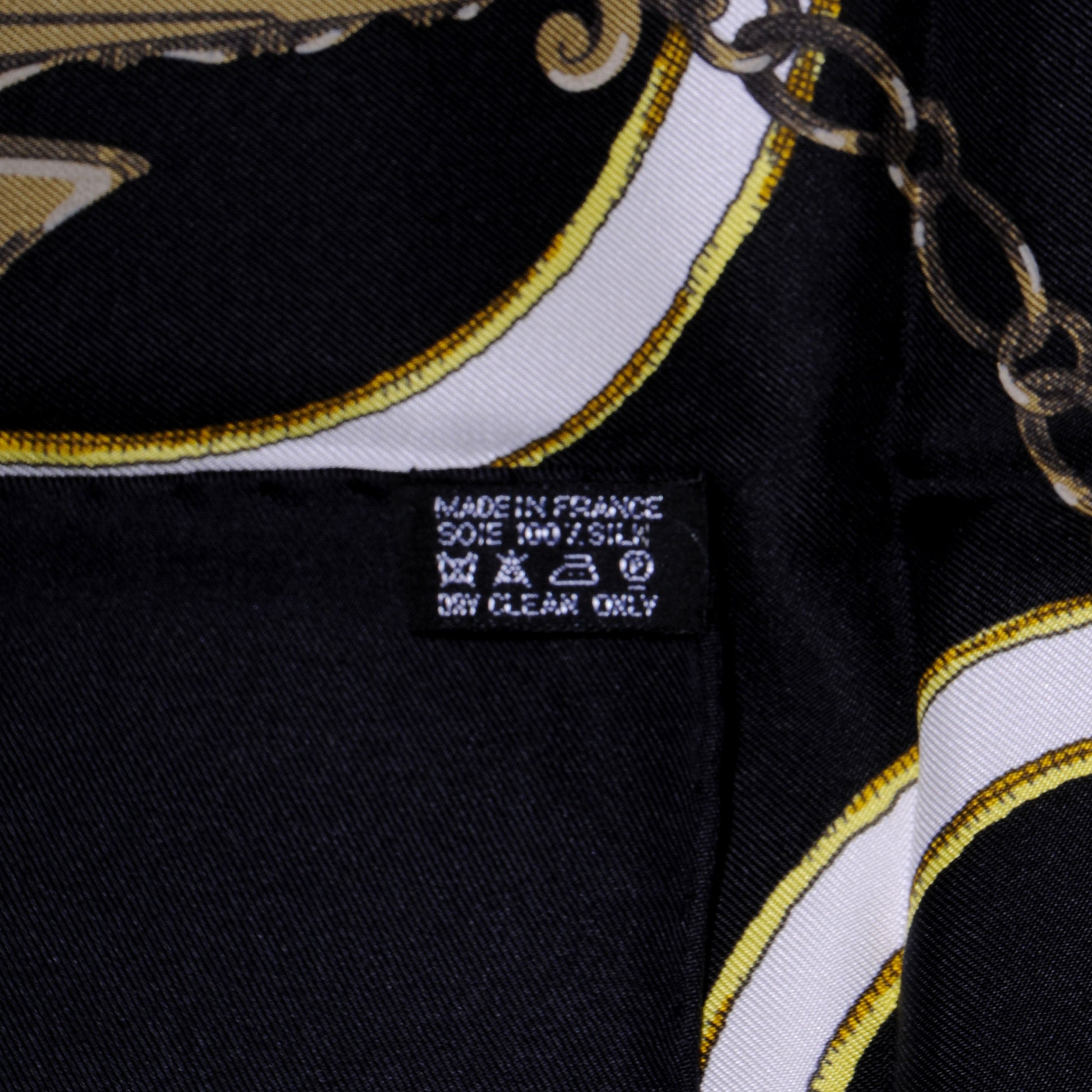 Hermes Silk Scarf L'Instruction Du Roy Scarf 90 Black Gold 4 of 5