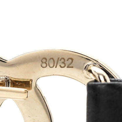 Chanel Calfskin CC Belt 80 32 Black 3 of 5