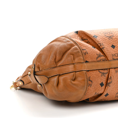 MCM Visetos Essentials Shopper Tote Small Cognac 9 of 21