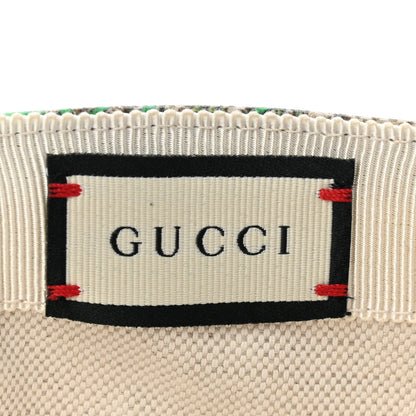 Gucci GG Supreme Flora Claudia Baseball Hat 58 L Red 8 of 10