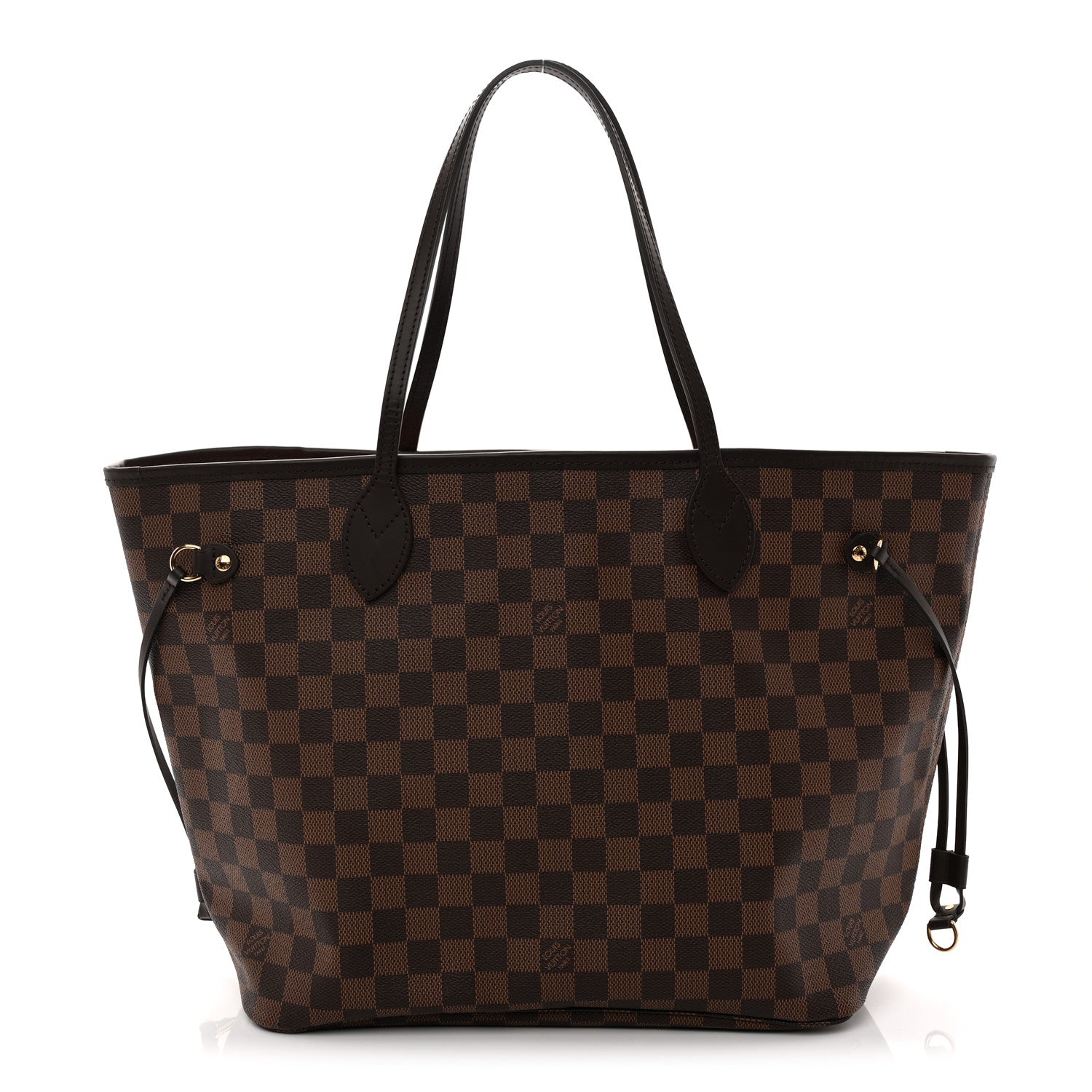 Louis Vuitton Damier Ebene Neo Neverfull MM Rose Ballerine 1 of 9