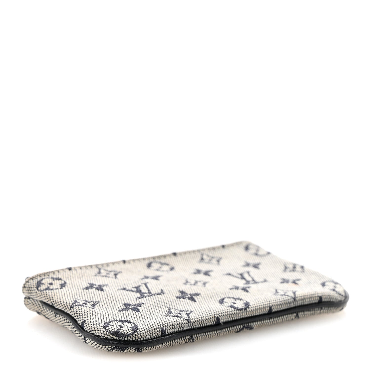 Louis Vuitton Mini Lin Key Pouch Blue 4 of 9