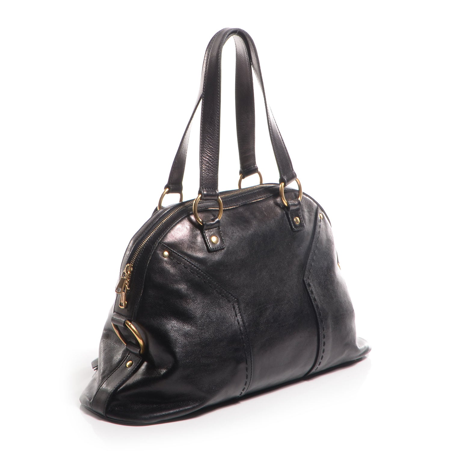 Saint Laurent Calfskin Large Muse Black 3 of 9