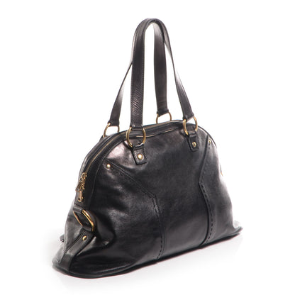 Saint Laurent Calfskin Large Muse Black 3 of 9