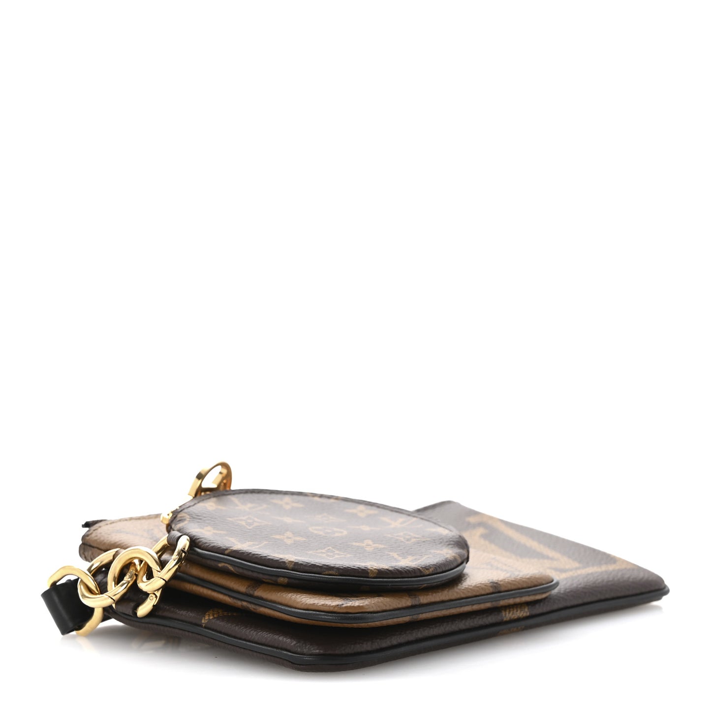 Reverse Monogram Giant Trio Pouch