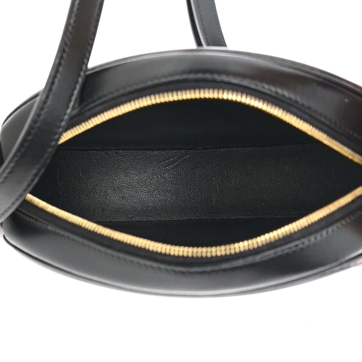 Smooth Calfskin Cuir Triomphe Oval Bag Black