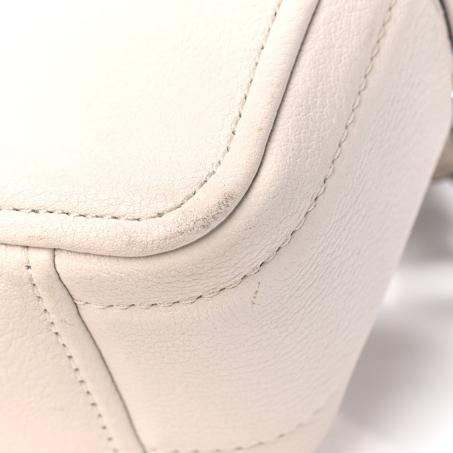 Marc Jacobs Supple Natural Grain Calfskin The Softshot 21 Bag Cream 6 of 17
