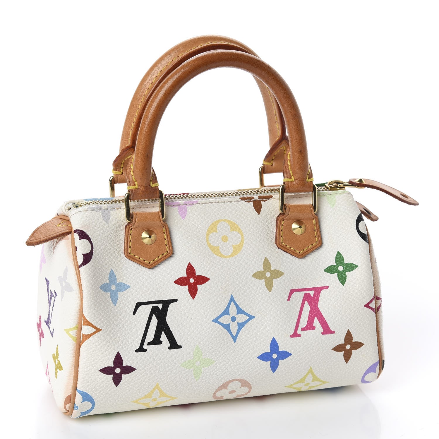 Louis Vuitton Monogram Multicolor Mini Sac HL Speedy White 2 of 11