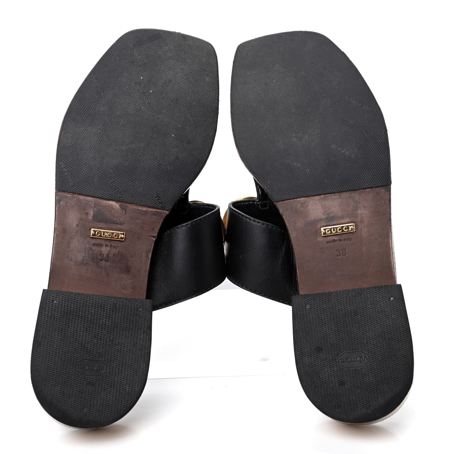 Gucci Lifford Calfskin GG Marmont Thong 25mm Sandals 38 Black 7 of 18