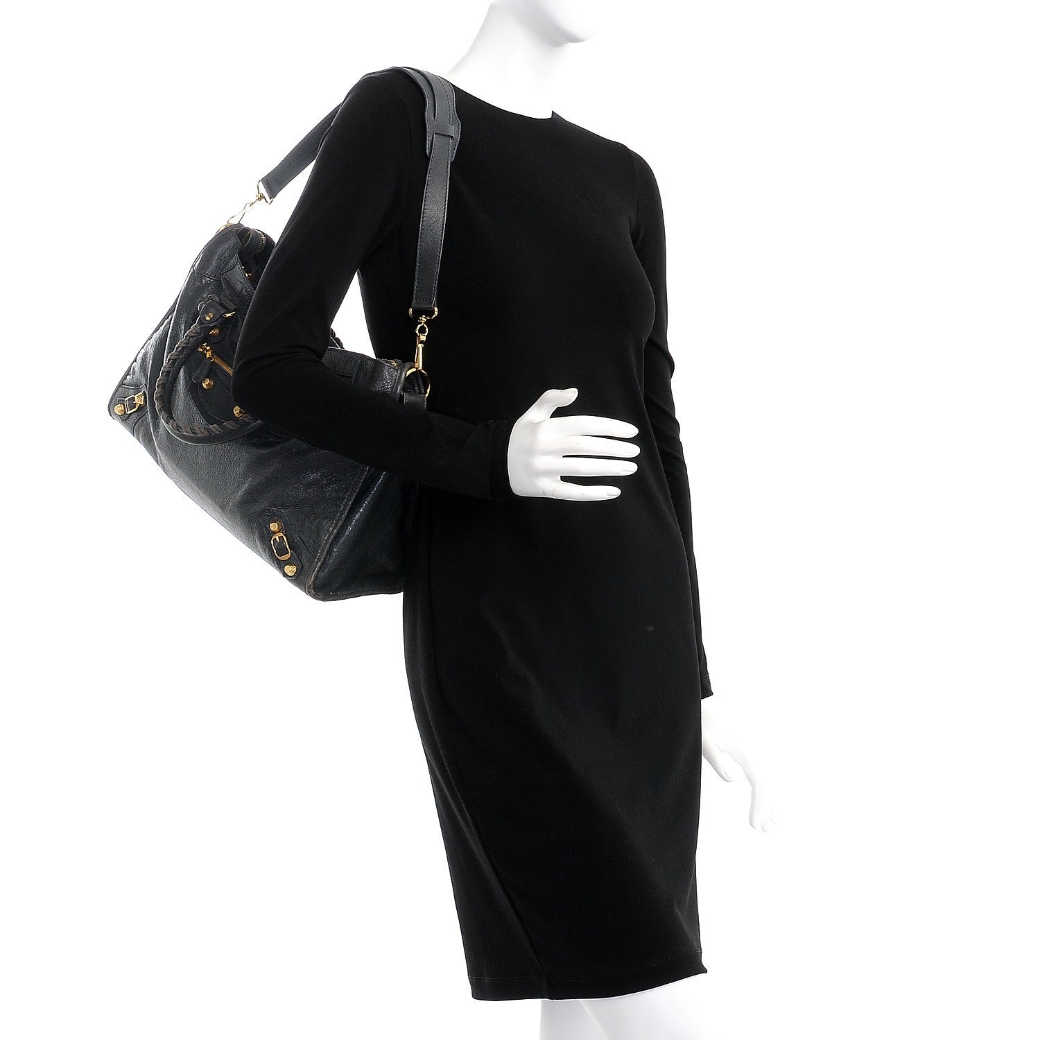 Balenciaga Agneau Giant 12 Gold Hardware City Anthracite 2 of 12