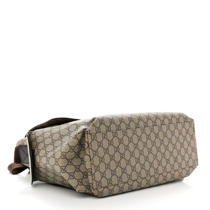 Gucci GG Plus Monogram Messenger Diaper Bag Dark Brown 4 of 7
