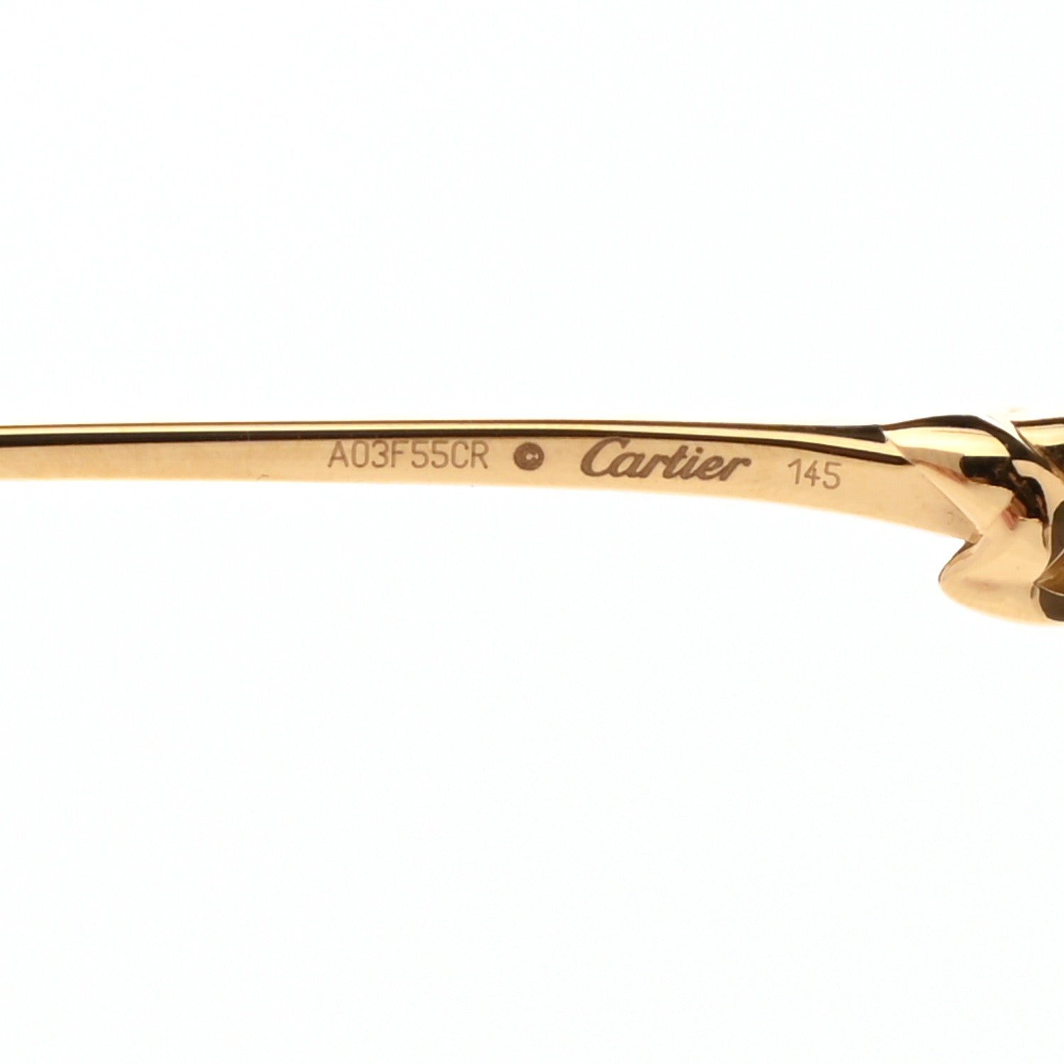 Cartier Panthere De Cartier Sunglasses Pink Gold 5 of 8