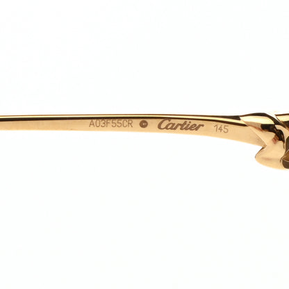Cartier Panthere De Cartier Sunglasses Pink Gold 5 of 8