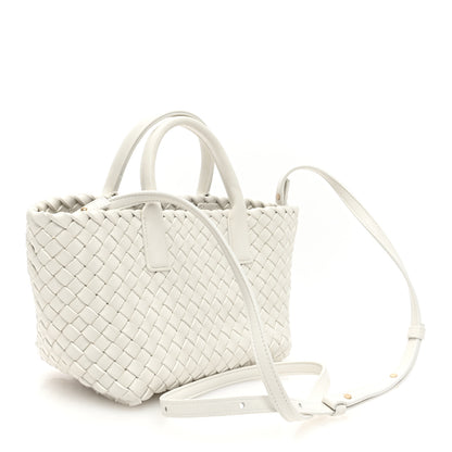 Bottega Veneta Nappa Intrecciato Mini Cabat White 4 of 10