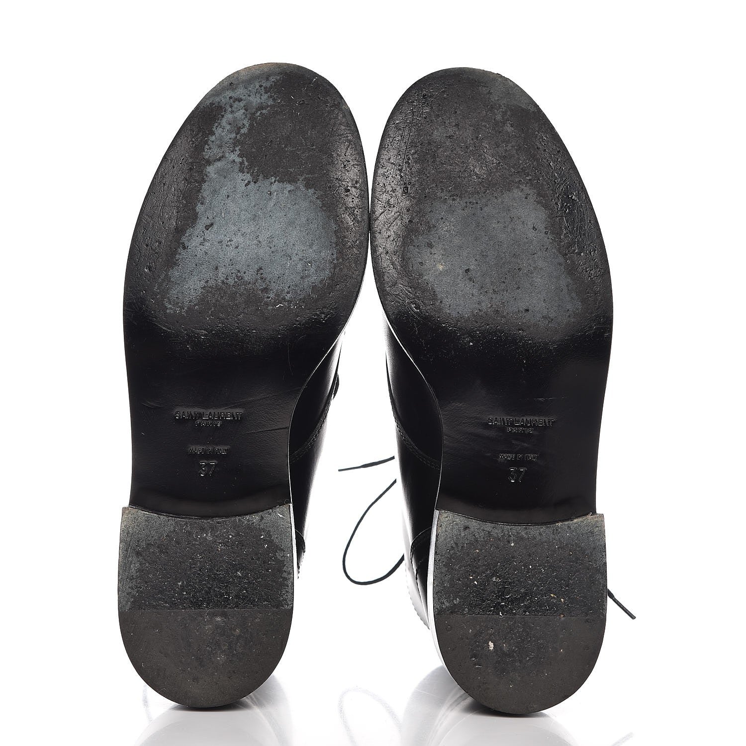 Saint Laurent Smooth Calfskin Ankle Boots 37 Black 7 of 10