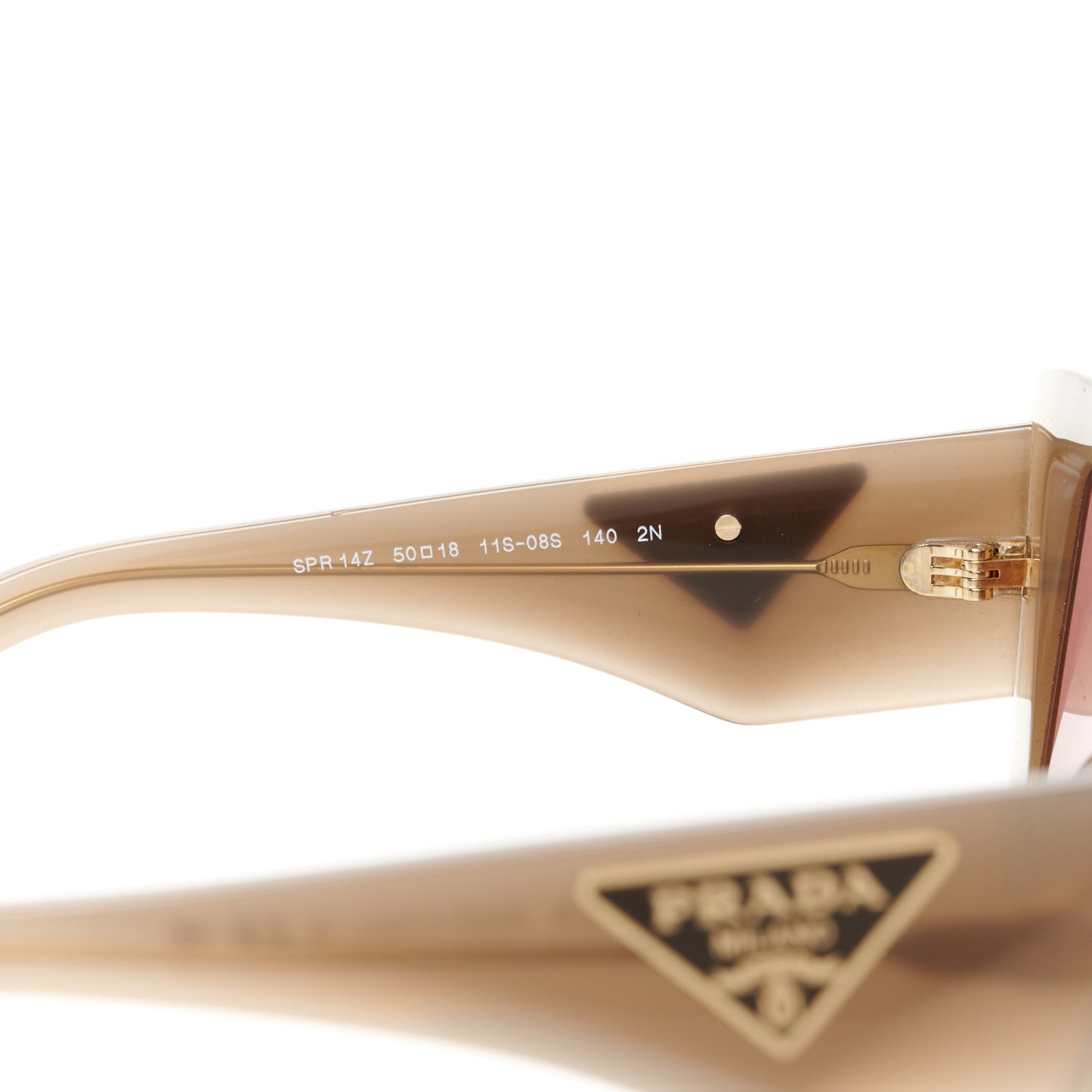 Acetate Symbole Sunglasses SPR 14Z Taupe