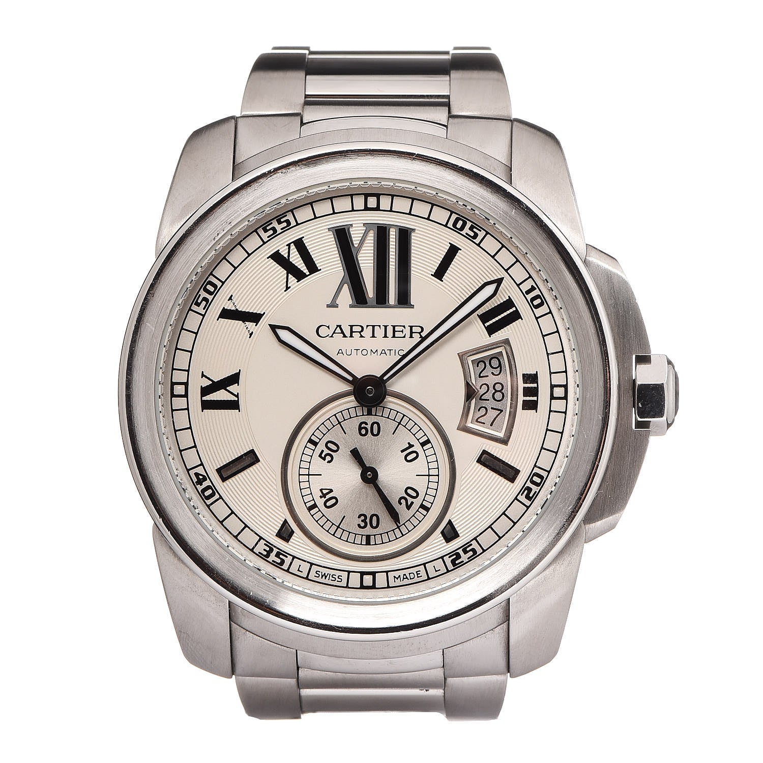 Cartier Stainless Steel 42mm Calibre de Cartier Automatic Watch 1 of 6