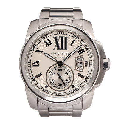 Cartier Stainless Steel 42mm Calibre de Cartier Automatic Watch 1 of 6