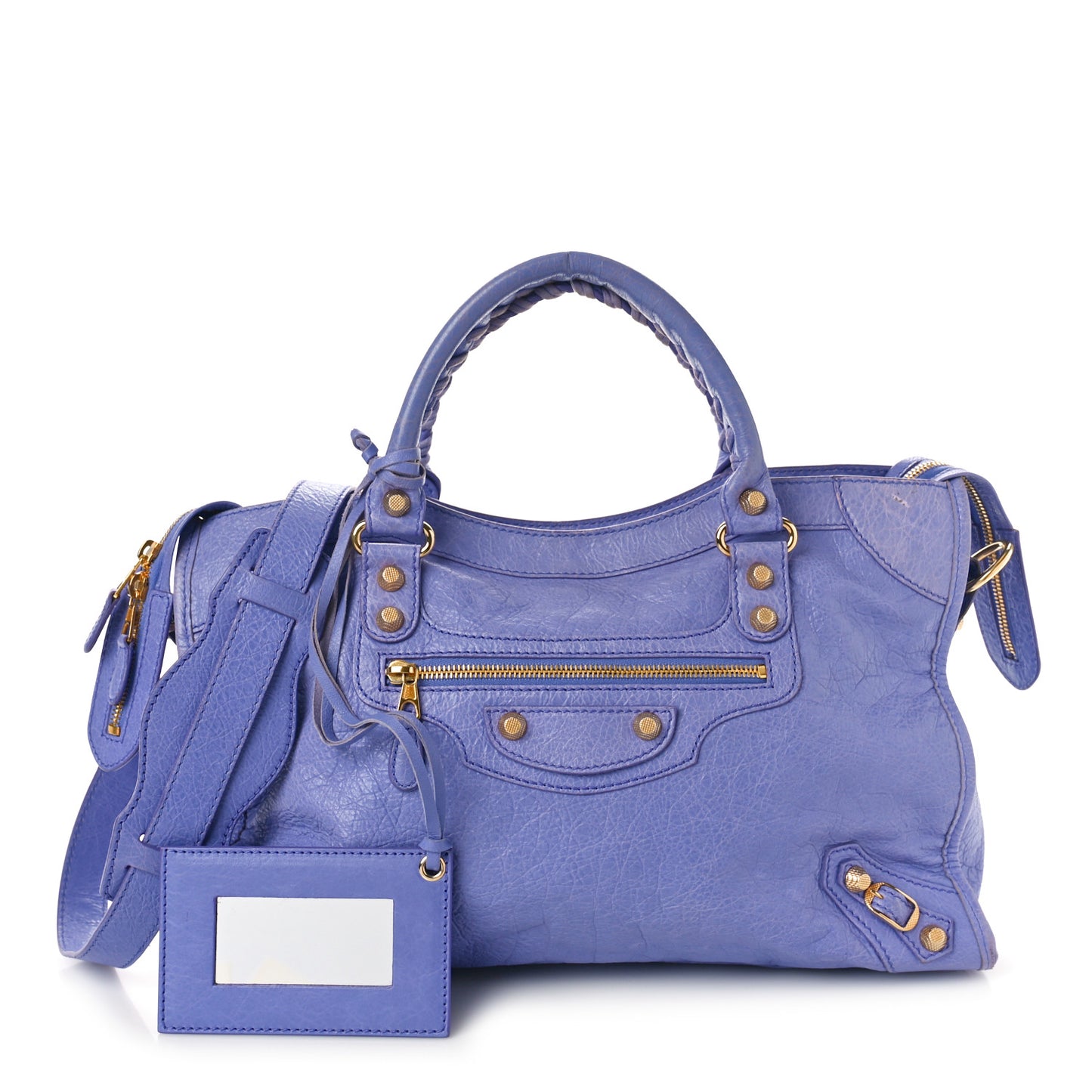 Agneau Giant 12 Gold Hardware City Mauve Light Mauve