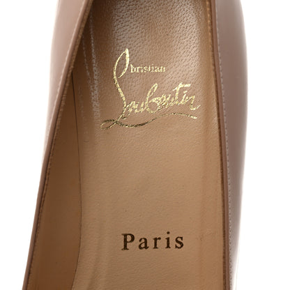 Christian Louboutin Patent New Simple 85 Pumps 37 Nude 6 of 9